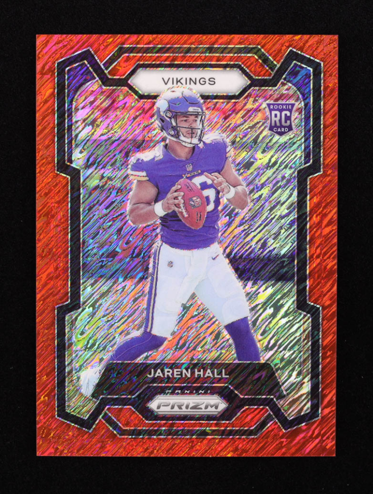 Jaren Hall 2023 Panini Prizm Prizms Red Shimmer #367 RC #13/35