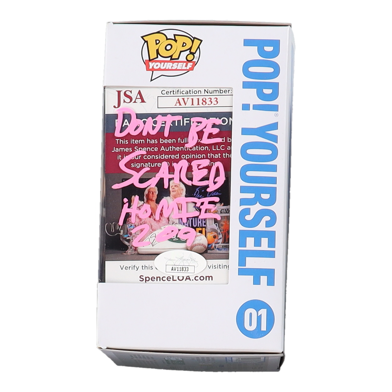 Nick Diaz Signed "Funko" #01 Nick Diaz Funko Pop! Vinyl Figure Inscribed "Don't Be Scared Homie" & "209" (JSA) at PristineAuction.com Nick Diaz Signed "Funko" #01 Nick Diaz Funko Pop! Vinyl Figure Inscribed "Don't Be Scared Homie" & "209" (JSA) at PristineAuction.com