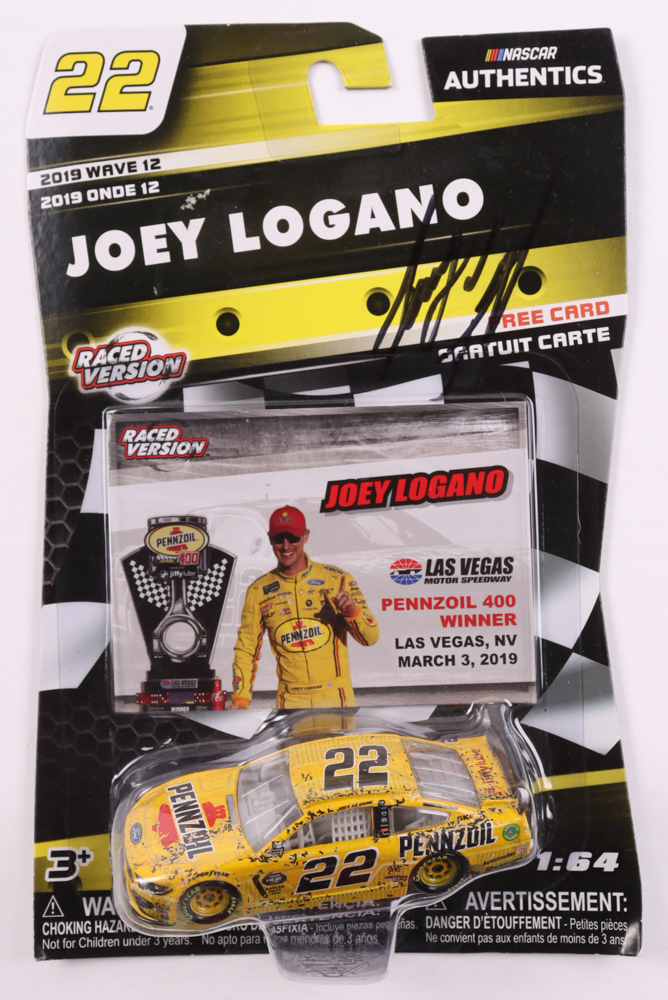 Joey Logano Signed 2019 NASCAR #22 Penzoil - 1:64 Diecast Car (PSA) at PristineAuction.com Joey Logano Signed 2019 NASCAR #22 Penzoil - 1:64 Diecast Car (PSA) at PristineAuction.com