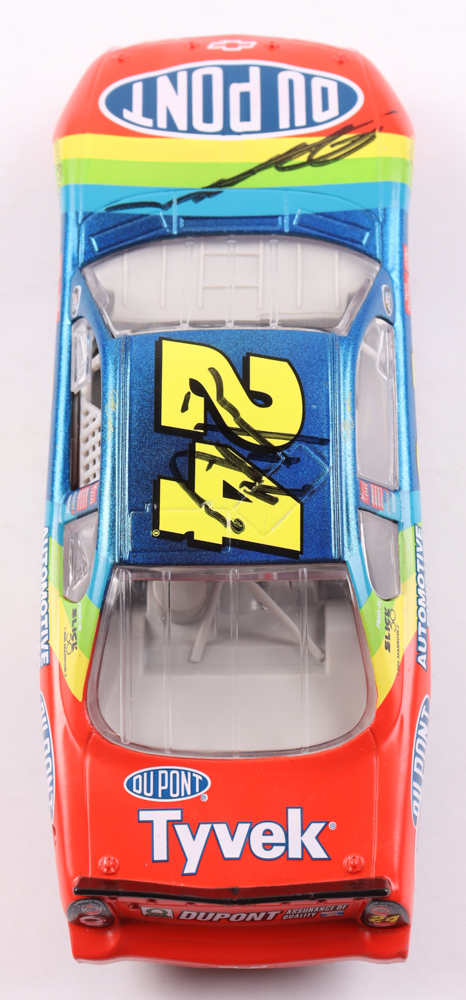 Jeff Gordon & Rick Hendrick Signed NASCAR #24 DuPont 2000 Monte Carlo 1:24 Scale Diecast Car (PSA) at PristineAuction.com Jeff Gordon & Rick Hendrick Signed NASCAR #24 DuPont 2000 Monte Carlo 1:24 Scale Diecast Car (PSA) at PristineAuction.com