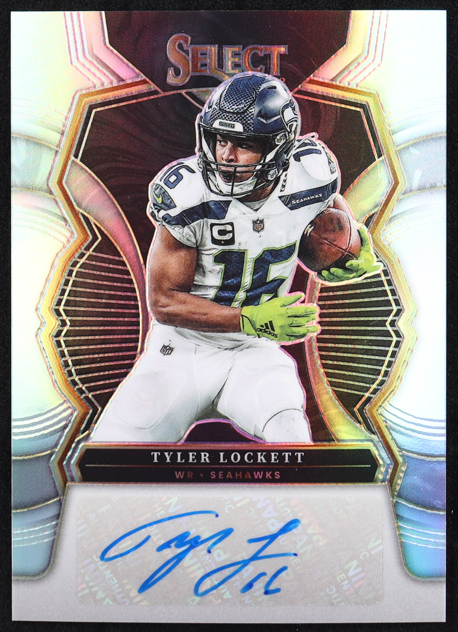 Tyler Lockett 2022 Select Signatures Prizm #40 #13/99 at PristineAuction.com Tyler Lockett 2022 Select Signatures Prizm #40 #13/99 at PristineAuction.com