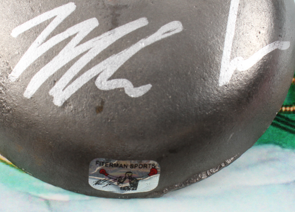 Mike Tyson Signed Boxing Ring Bell Shadowbox Display (Tyson) at PristineAuction.com Mike Tyson Signed Boxing Ring Bell Shadowbox Display (Tyson) at PristineAuction.com