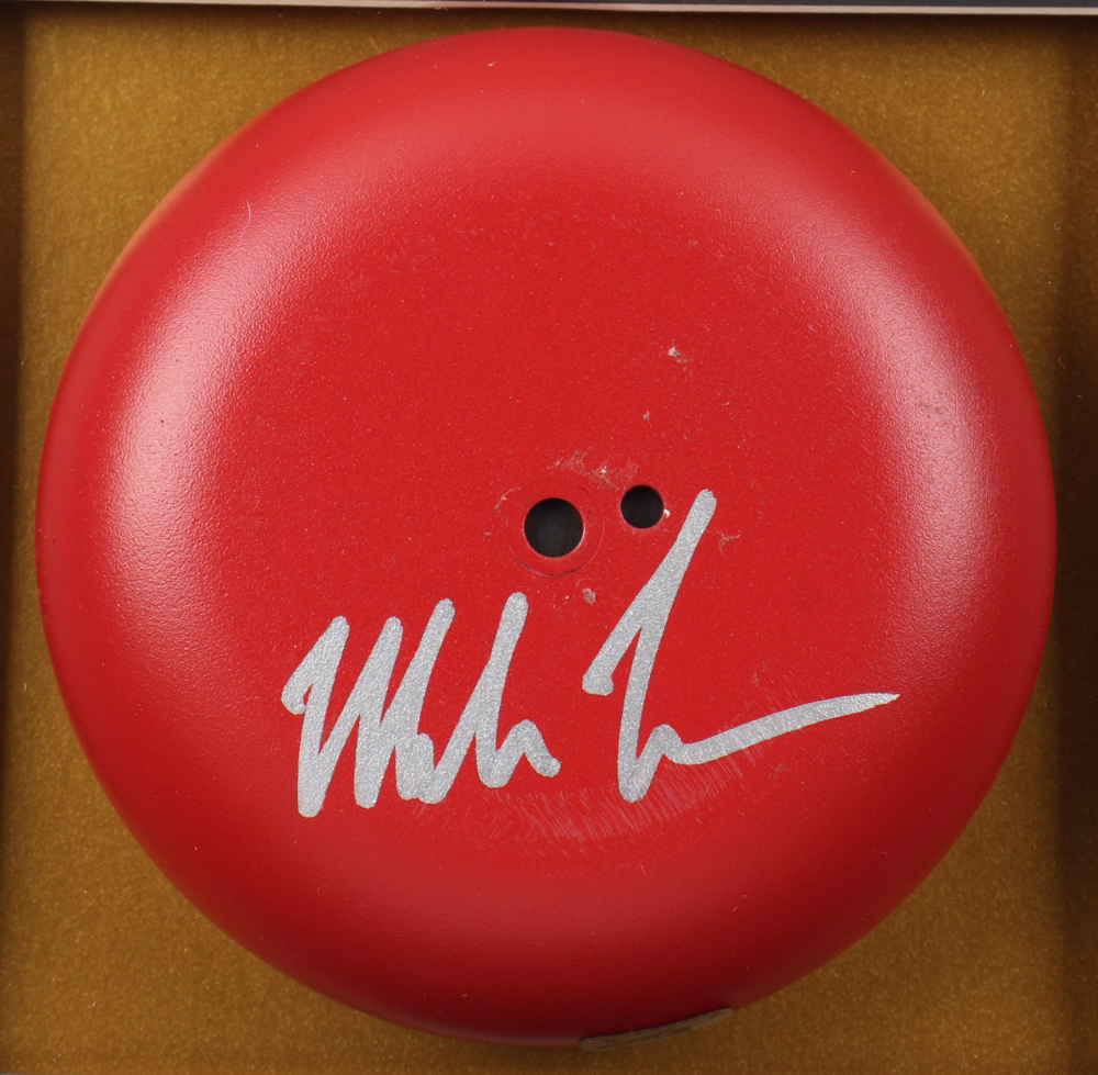 Mike Tyson Signed Boxing Ring Bell Shadowbox Display (Tyson) at PristineAuction.com Mike Tyson Signed Boxing Ring Bell Shadowbox Display (Tyson) at PristineAuction.com