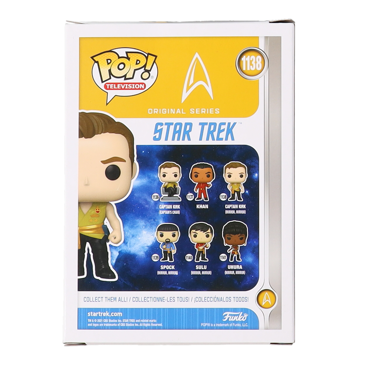 William Shatner Signed "Star Trek" #1138 Captain Kirk Funko Pop! Vinyl Figure (JSA) at PristineAuction.com William Shatner Signed "Star Trek" #1138 Captain Kirk Funko Pop! Vinyl Figure (JSA) at PristineAuction.com