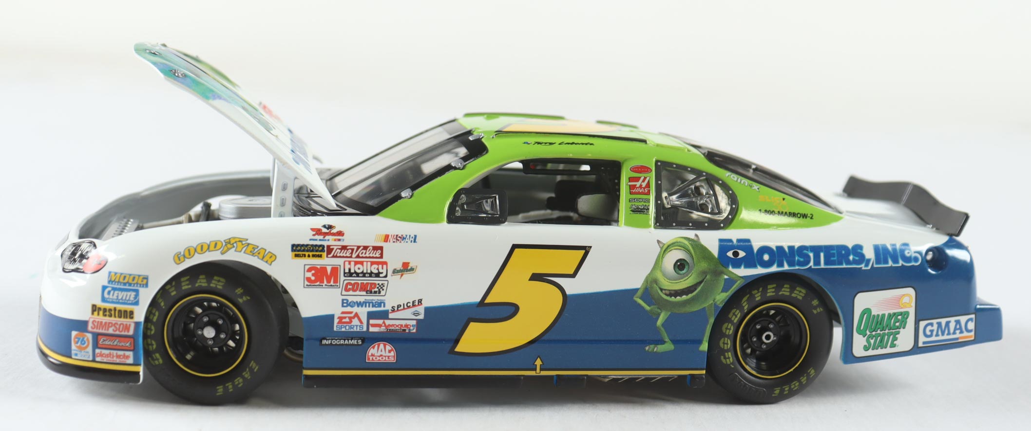 Terry Labonte #5 Kellogg's Monsters Inc - 2001 Monte Carlo 1:24 Scale Diecast Car at PristineAuction.com Terry Labonte #5 Kellogg's Monsters Inc - 2001 Monte Carlo 1:24 Scale Diecast Car at PristineAuction.com