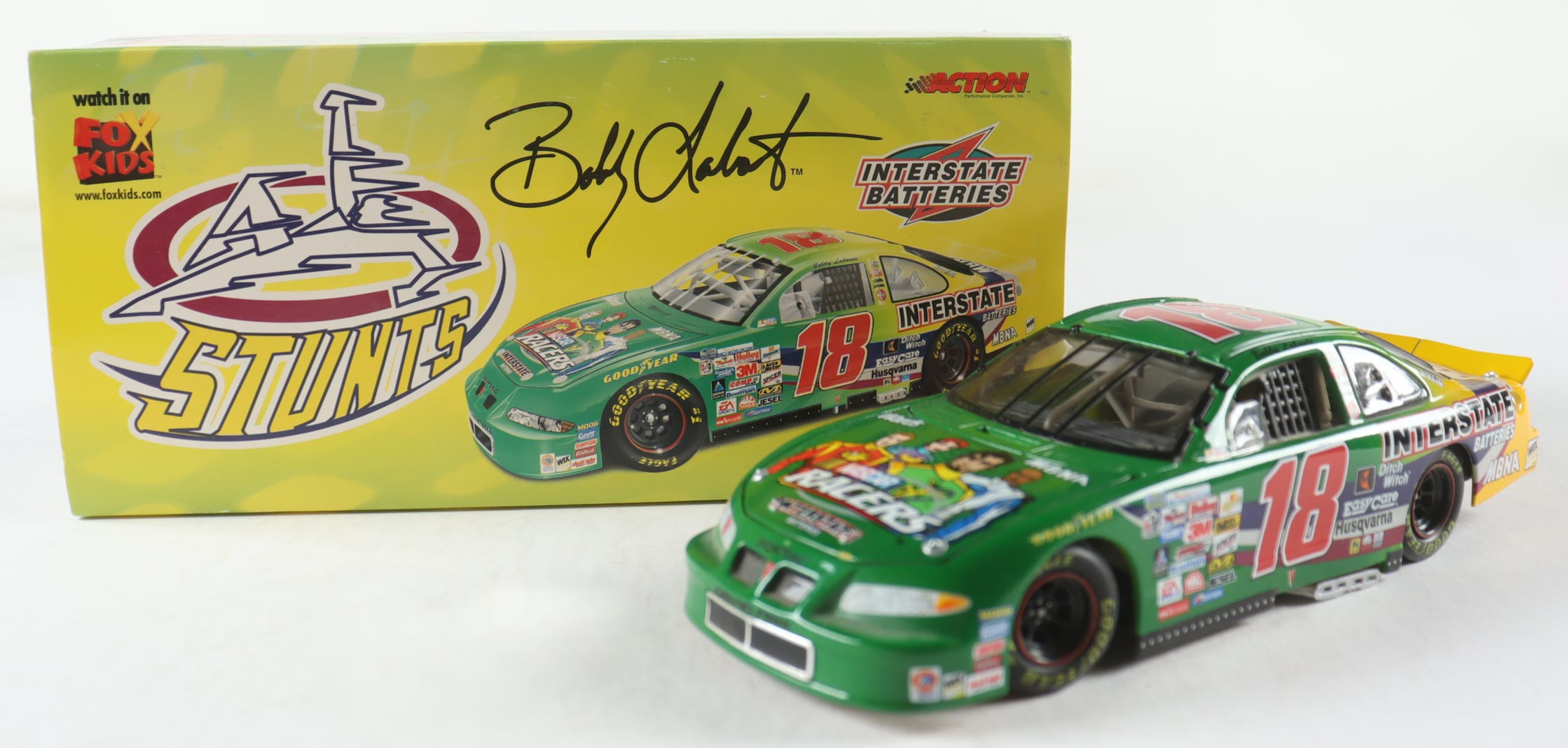 Bobby Labonte LE #18 Interstate Batteries / NASCAR Racers 1999 Pontiac 1:24 Die-Cast Car at PristineAuction.com Bobby Labonte LE #18 Interstate Batteries / NASCAR Racers 1999 Pontiac 1:24 Die-Cast Car at PristineAuction.com