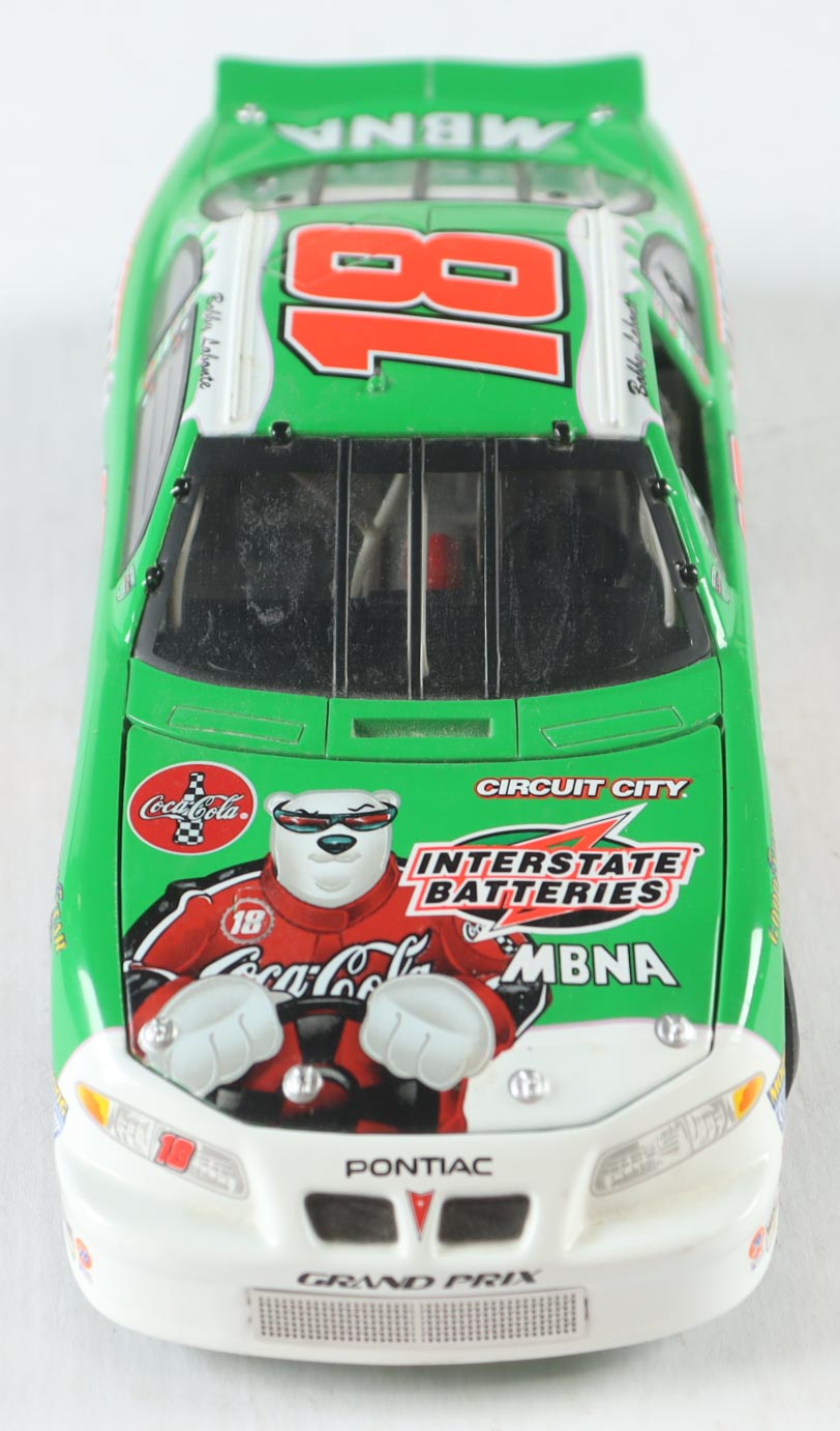 Bobby Labonte #18 Interstate Batteries / Coca-Cola Polar Bear - 2001 Grand Prix Clear Window Bank 1:24 Scale Diecast Car at PristineAuction.com Bobby Labonte #18 Interstate Batteries / Coca-Cola Polar Bear - 2001 Grand Prix Clear Window Bank 1:24 Scale Diecast Car at PristineAuction.com