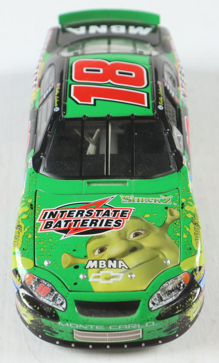 Bobby Labonte #18 Interstate Batteries / Shrek 2 - 2004 Monte Carlo 1:24 Scale Diecast Car at PristineAuction.com Bobby Labonte #18 Interstate Batteries / Shrek 2 - 2004 Monte Carlo 1:24 Scale Diecast Car at PristineAuction.com