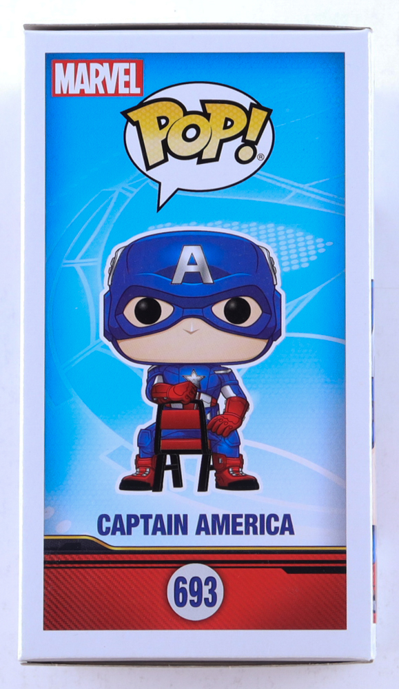 Nick Daiz (UFC) Signed "Spider-Man Homecoming" #693 Captain America Funko Pop Inscribed "Dont Be Scared Homie" (JSA) at PristineAuction.com Nick Daiz (UFC) Signed "Spider-Man Homecoming" #693 Captain America Funko Pop Inscribed "Dont Be Scared Homie" (JSA) at PristineAuction.com