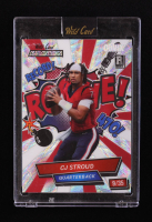 CJ Stroud 2023 Wild Card Alumination Comix Wave Silver #ACCS #09/35 RC at PristineAuction.com