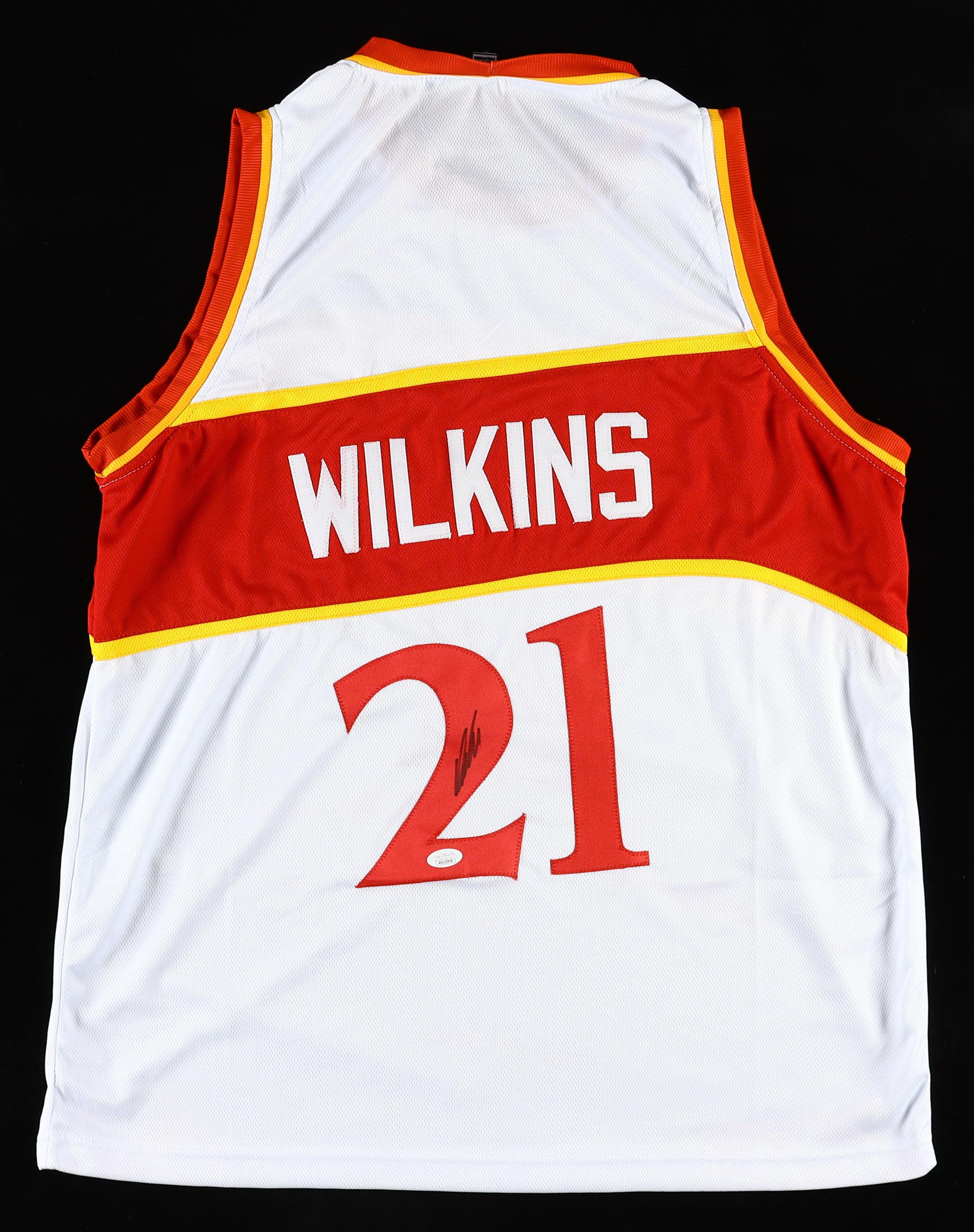 Dominique Wilkins Signed Jersey (JSA) at PristineAuction.com Dominique Wilkins Signed Jersey (JSA) at PristineAuction.com