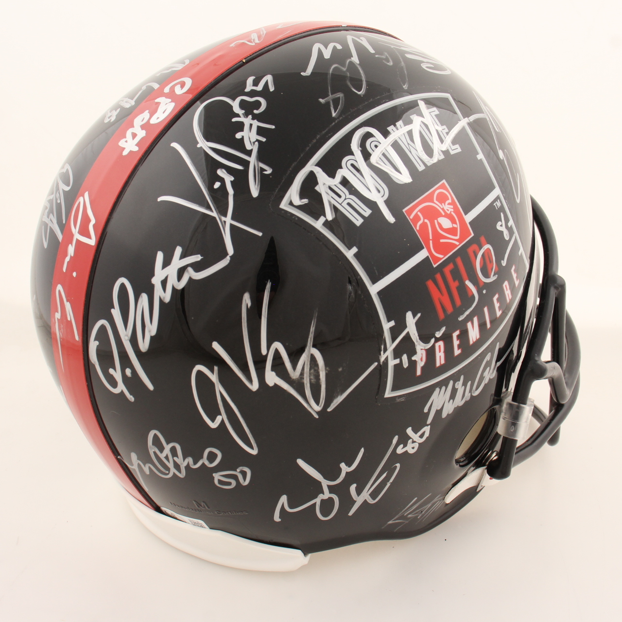 2013 NFL Rookie Premiere Full-Size Helmet Signed by (37) with Keenan Allen, Mike Gillislee, Zach Ertz, Manti Te'o, Quinton Patton (Beckett) at PristineAuction.com 2013 NFL Rookie Premiere Full-Size Helmet Signed by (37) with Keenan Allen, Mike Gillislee, Zach Ertz, Manti Te'o, Quinton Patton (Beckett) at PristineAuction.com