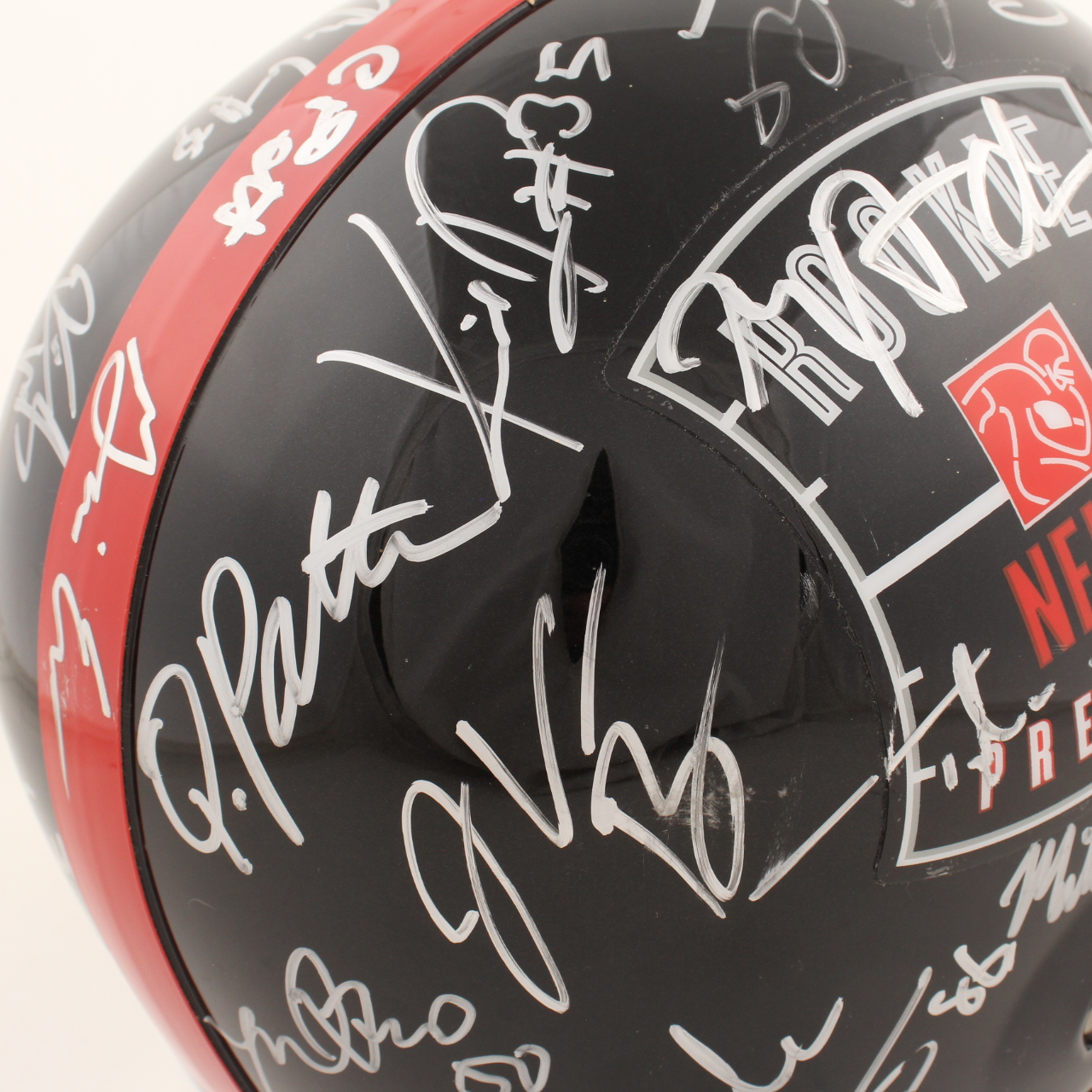 2013 NFL Rookie Premiere Full-Size Helmet Signed by (37) with Keenan Allen, Mike Gillislee, Zach Ertz, Manti Te'o, Quinton Patton (Beckett) at PristineAuction.com 2013 NFL Rookie Premiere Full-Size Helmet Signed by (37) with Keenan Allen, Mike Gillislee, Zach Ertz, Manti Te'o, Quinton Patton (Beckett) at PristineAuction.com