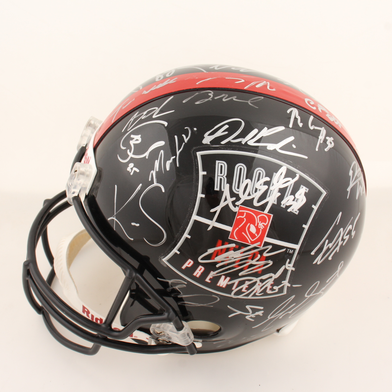 2013 NFL Rookie Premiere Full-Size Helmet Signed by (37) with Keenan Allen, Mike Gillislee, Zach Ertz, Manti Te'o, Quinton Patton (Beckett) at PristineAuction.com 2013 NFL Rookie Premiere Full-Size Helmet Signed by (37) with Keenan Allen, Mike Gillislee, Zach Ertz, Manti Te'o, Quinton Patton (Beckett) at PristineAuction.com