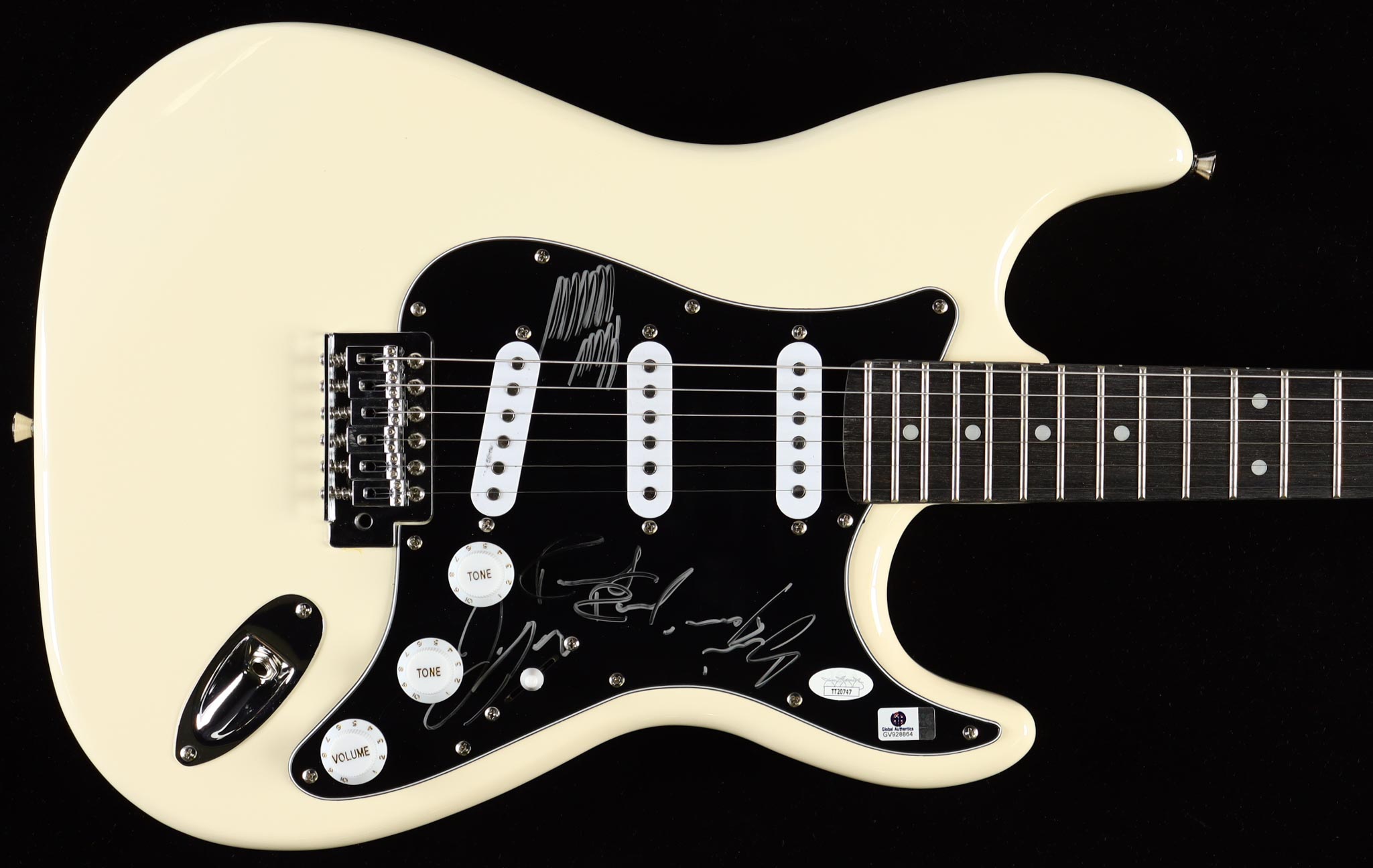 "Autograph" Signed 39" Electric Guitar (JSA) at PristineAuction.com "Autograph" Signed 39" Electric Guitar (JSA) at PristineAuction.com