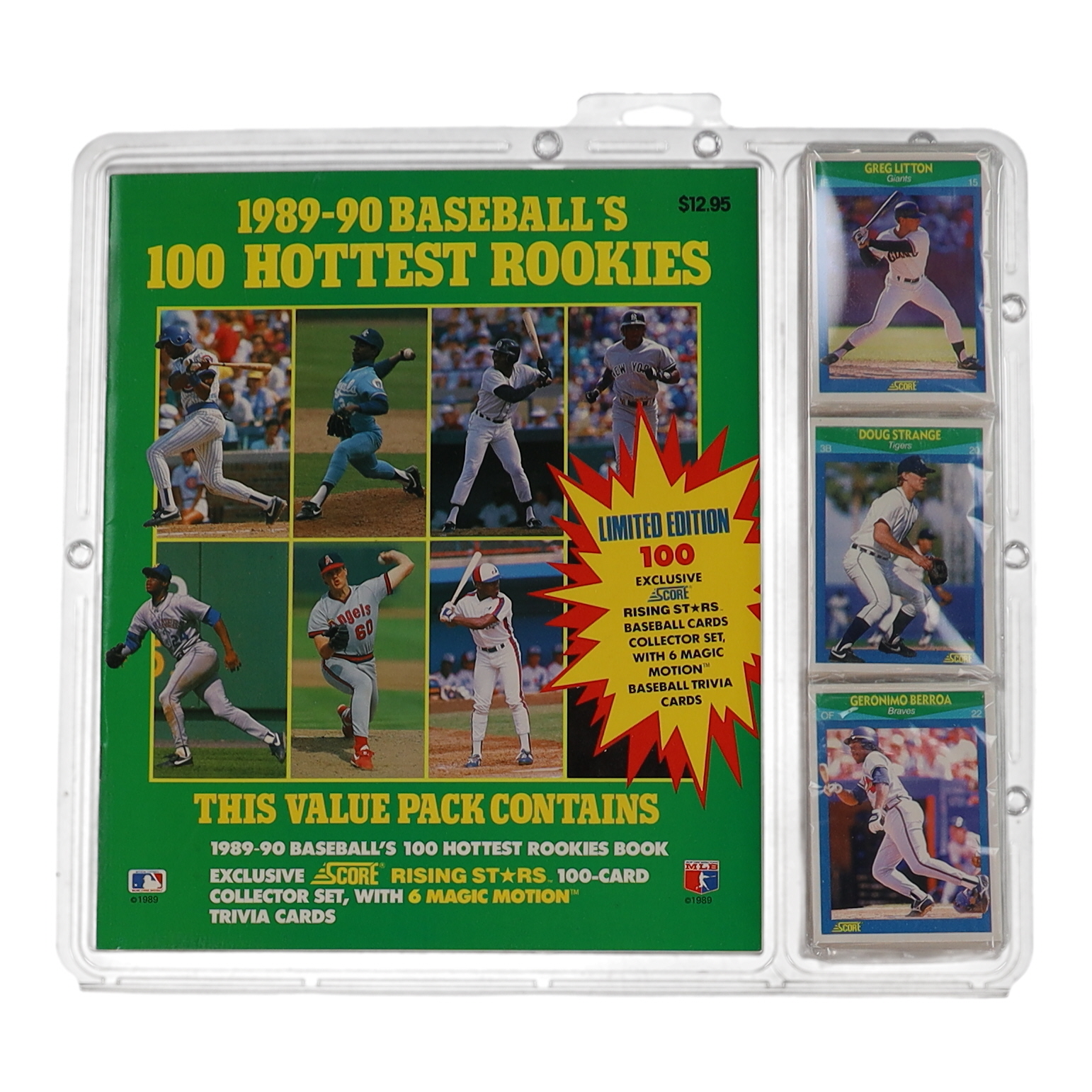 1989-90 Score Baseball 100 Hottest Rookies Value Pack Complete Set of (100) Cards at PristineAuction.com 1989-90 Score Baseball 100 Hottest Rookies Value Pack Complete Set of (100) Cards at PristineAuction.com