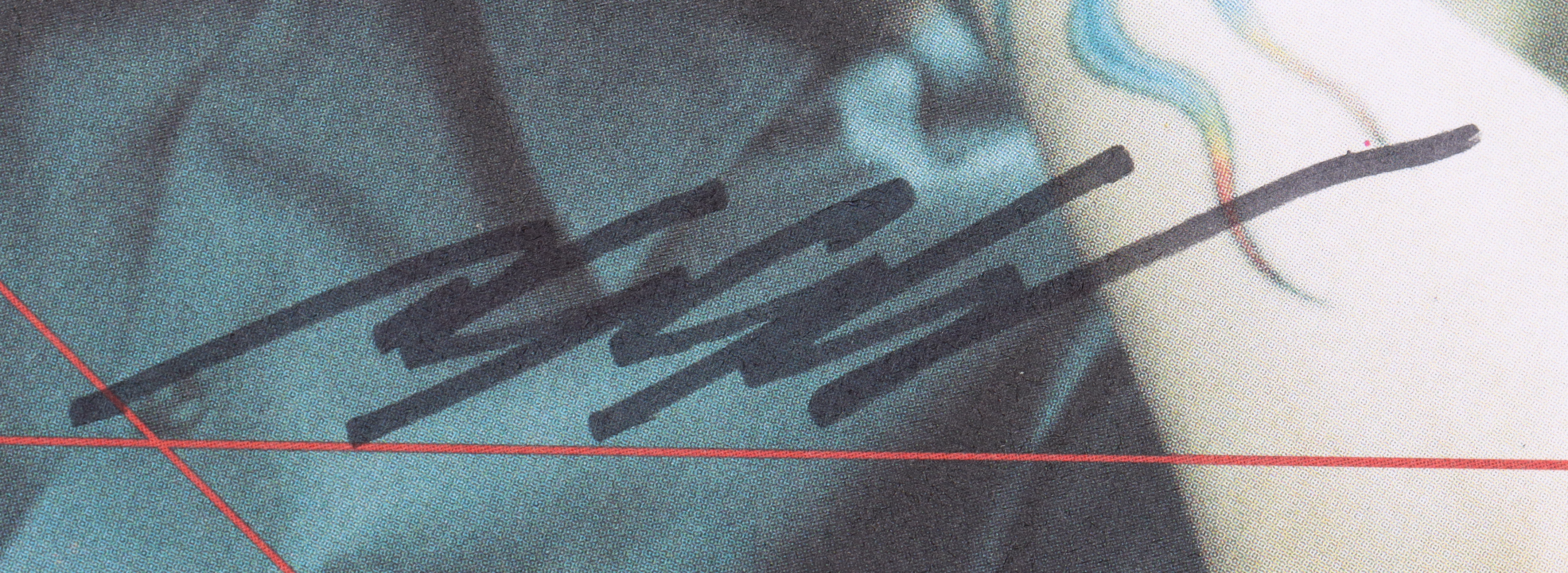 Linkin Park 10x24 Poster Band-Signed by (5) with Chester Bennington, Mike Shinoda, Brad Delson, Rob Bourdon & Joe Hahn (Beckett LOA & REAL LOA) at PristineAuction.com Linkin Park 10x24 Poster Band-Signed by (5) with Chester Bennington, Mike Shinoda, Brad Delson, Rob Bourdon & Joe Hahn (Beckett LOA & REAL LOA) at PristineAuction.com