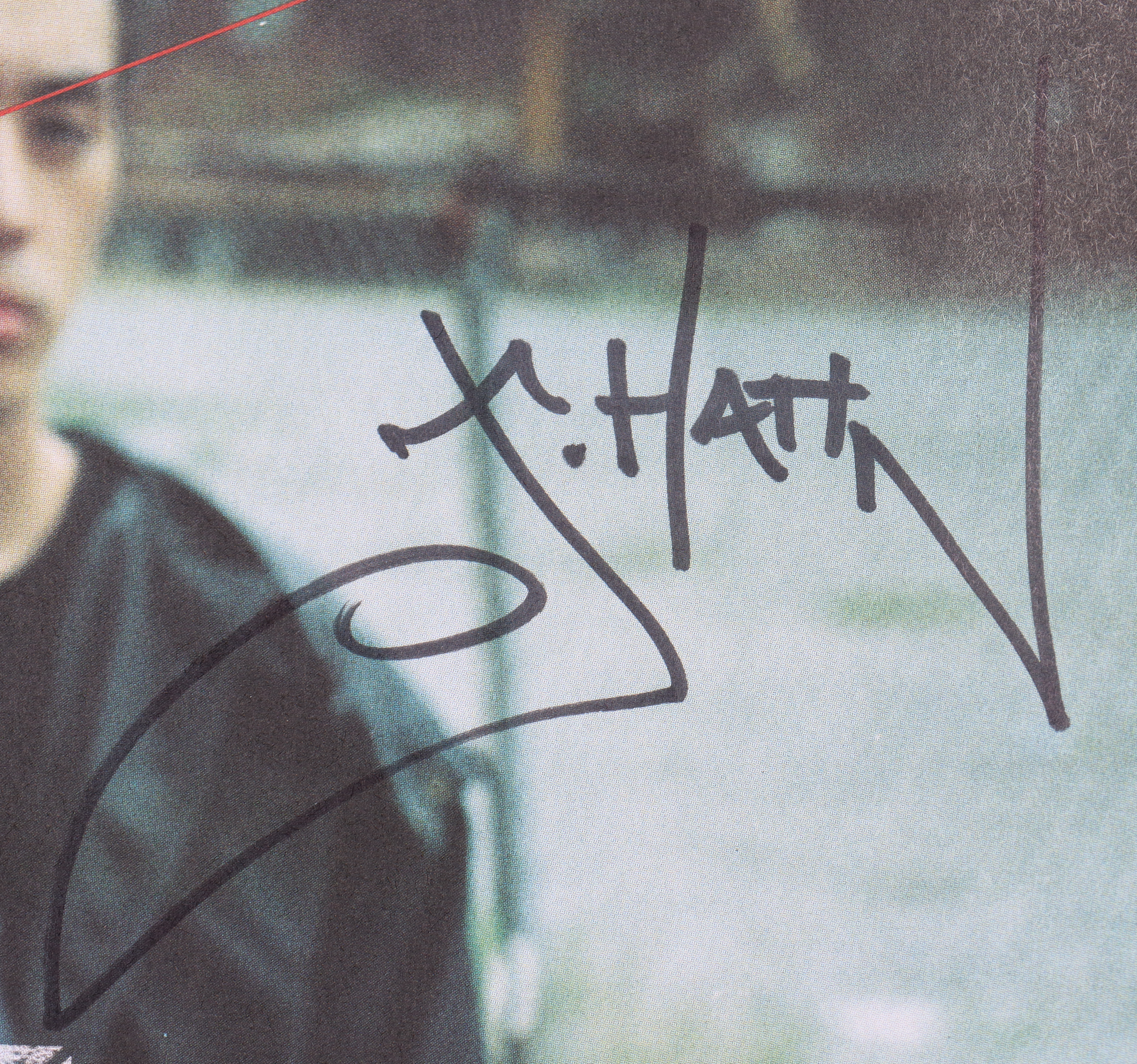 Linkin Park 10x24 Poster Band-Signed by (5) with Chester Bennington, Mike Shinoda, Brad Delson, Rob Bourdon & Joe Hahn (Beckett LOA & REAL LOA) at PristineAuction.com Linkin Park 10x24 Poster Band-Signed by (5) with Chester Bennington, Mike Shinoda, Brad Delson, Rob Bourdon & Joe Hahn (Beckett LOA & REAL LOA) at PristineAuction.com