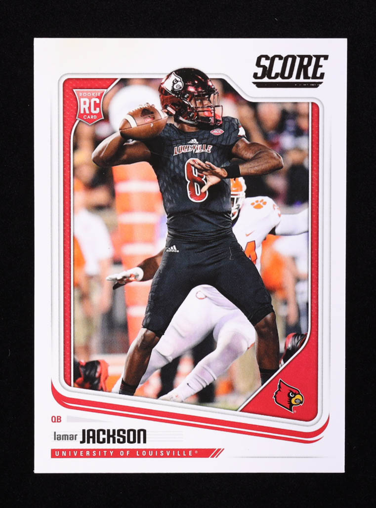 Lamar Jackson 2018 Score #352 RC at PristineAuction.com Lamar Jackson 2018 Score #352 RC at PristineAuction.com