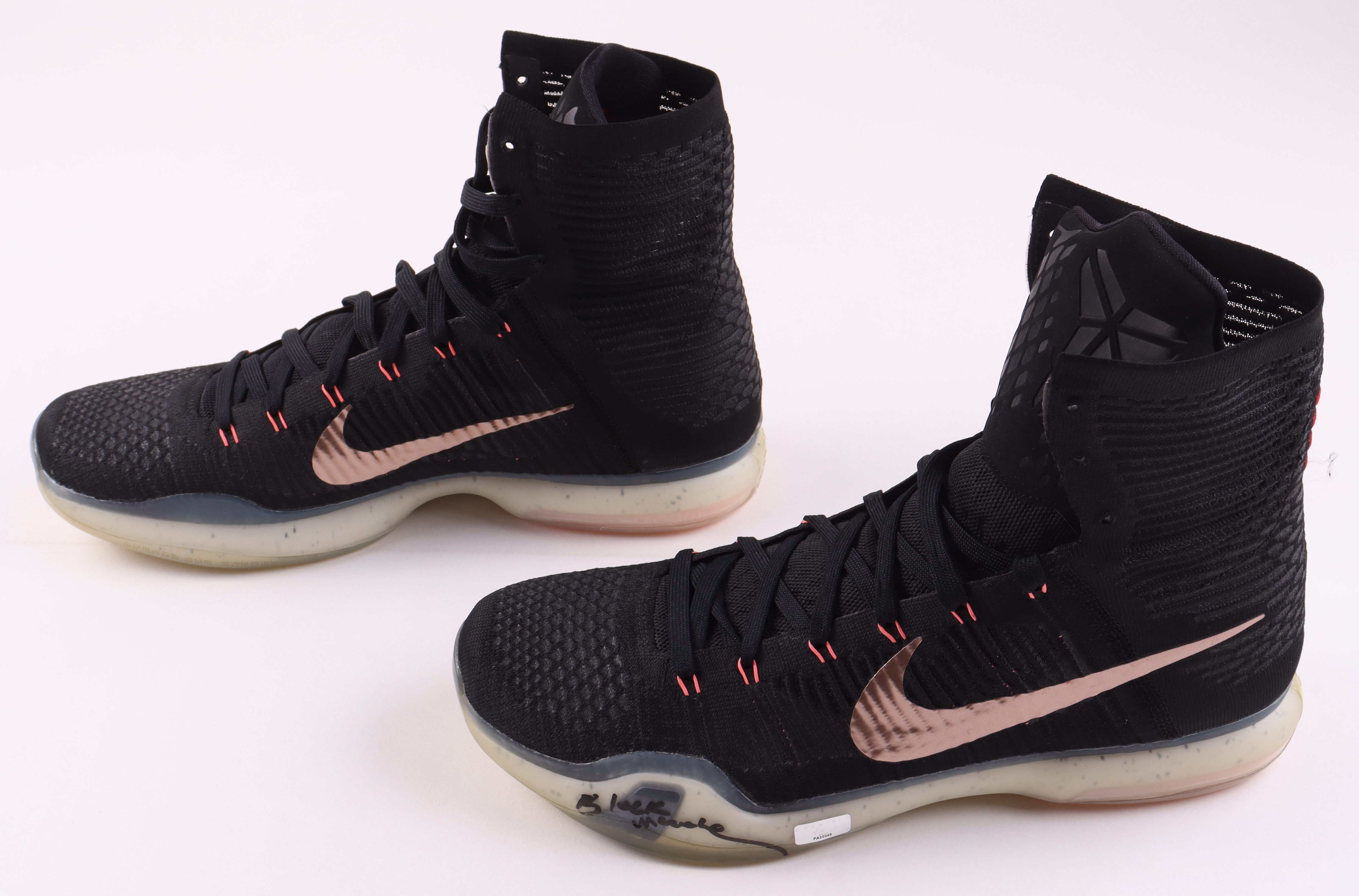 Kobe Bryant Signed Pair of Kobe x Elite Basketball Shoes Inscribed "Black Mamba" (Panini COA) at PristineAuction.com Kobe Bryant Signed Pair of Kobe x Elite Basketball Shoes Inscribed "Black Mamba" (Panini COA) at PristineAuction.com