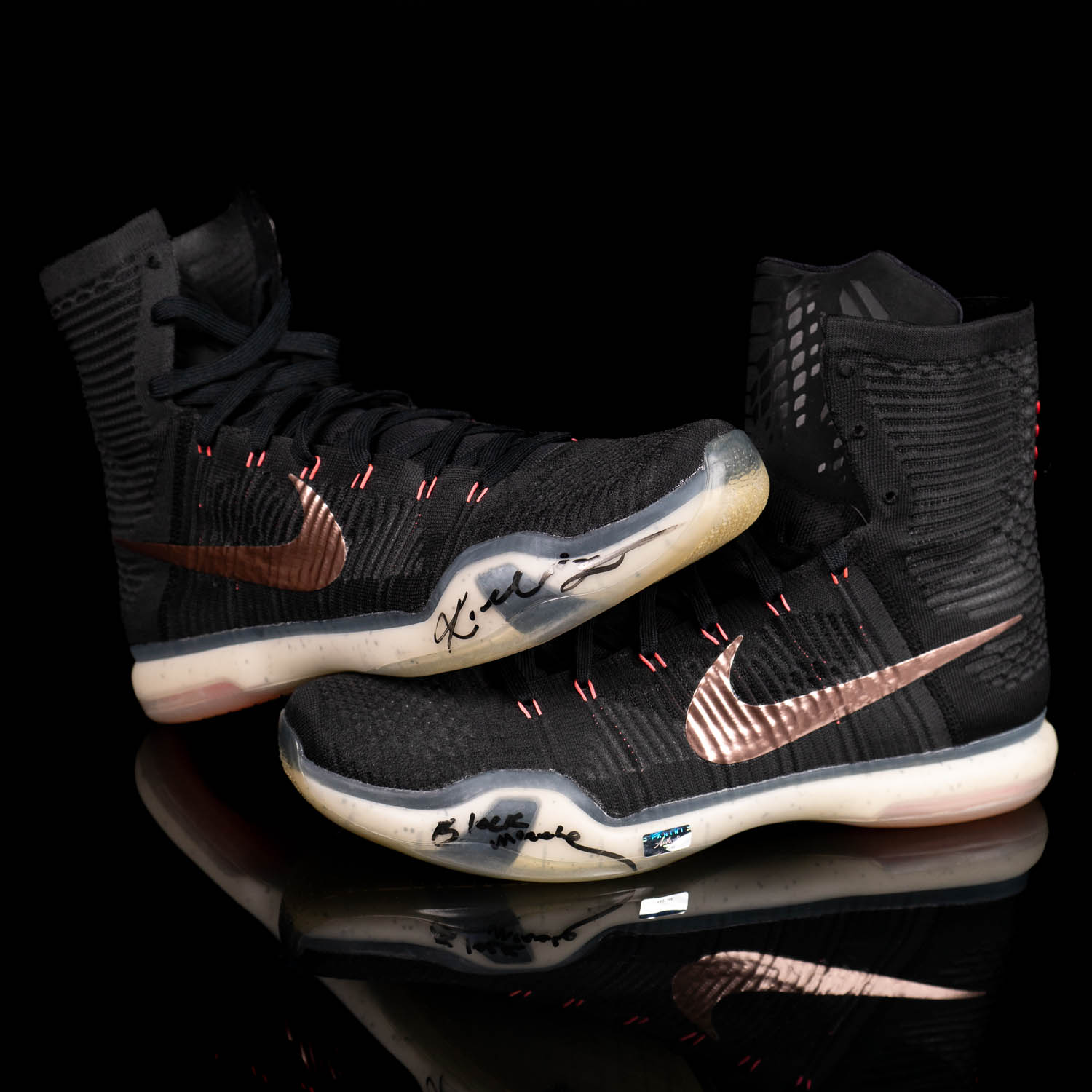 Kobe Bryant Signed Pair of Kobe x Elite Basketball Shoes Inscribed "Black Mamba" (Panini COA) at PristineAuction.com Kobe Bryant Signed Pair of Kobe x Elite Basketball Shoes Inscribed "Black Mamba" (Panini COA) at PristineAuction.com