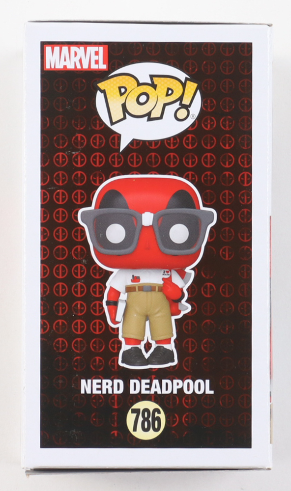 T.J. Miller Signed "Deadpool" #786 Nerd Deadpool Funko Pop! Vinyl Figure (ACOA) at PristineAuction.com T.J. Miller Signed "Deadpool" #786 Nerd Deadpool Funko Pop! Vinyl Figure (ACOA) at PristineAuction.com