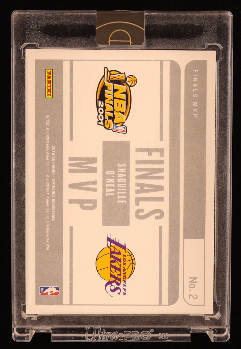 Shaquille O'Neal 2019-20 Panini Eminence Finals MVPs Silver Bar #2 #01/10 at PristineAuction.com Shaquille O'Neal 2019-20 Panini Eminence Finals MVPs Silver Bar #2 #01/10 at PristineAuction.com