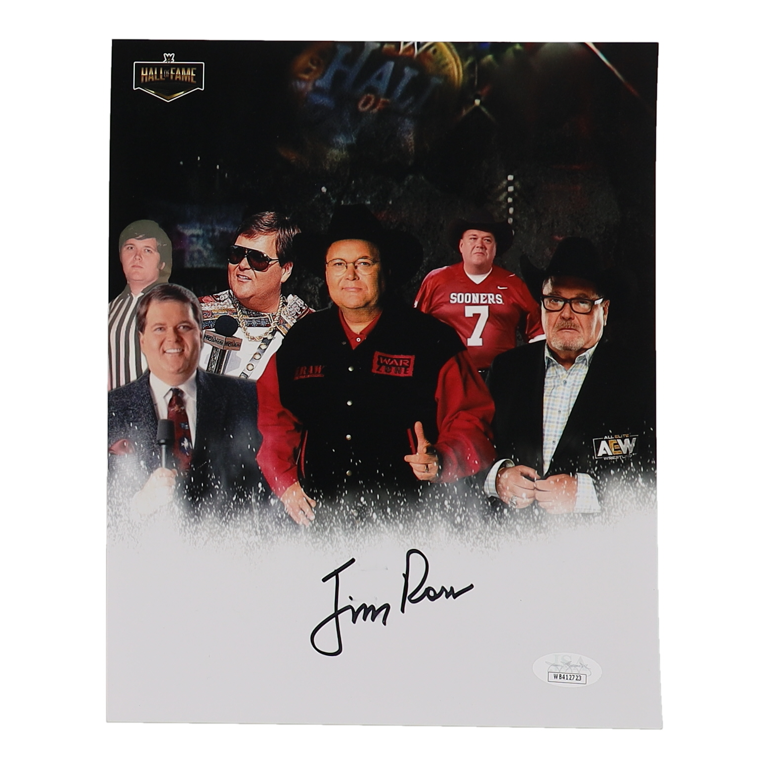 Jim Ross Signed WWE 8x10 Photo (JSA) at PristineAuction.com Jim Ross Signed WWE 8x10 Photo (JSA) at PristineAuction.com