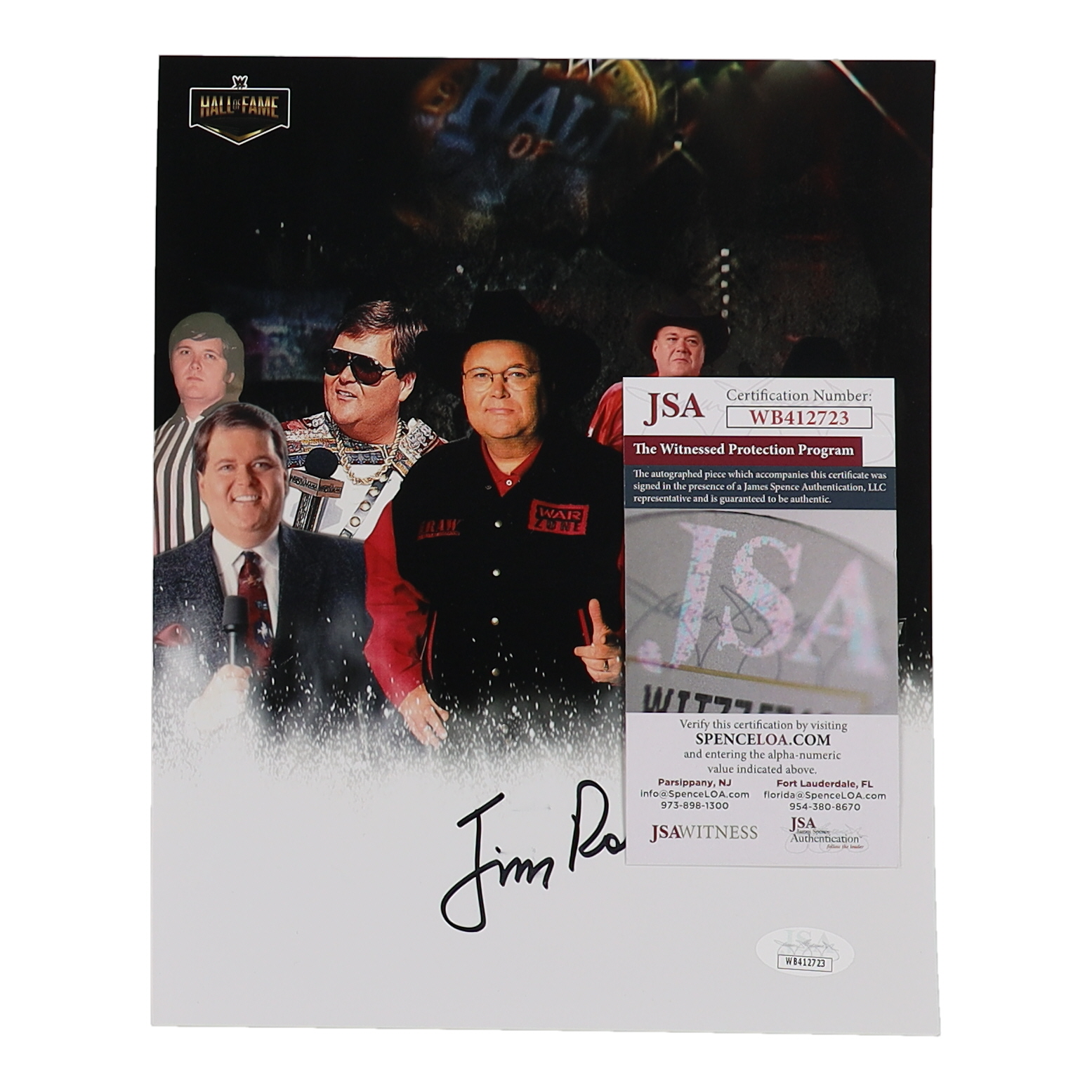Jim Ross Signed WWE 8x10 Photo (JSA) at PristineAuction.com Jim Ross Signed WWE 8x10 Photo (JSA) at PristineAuction.com