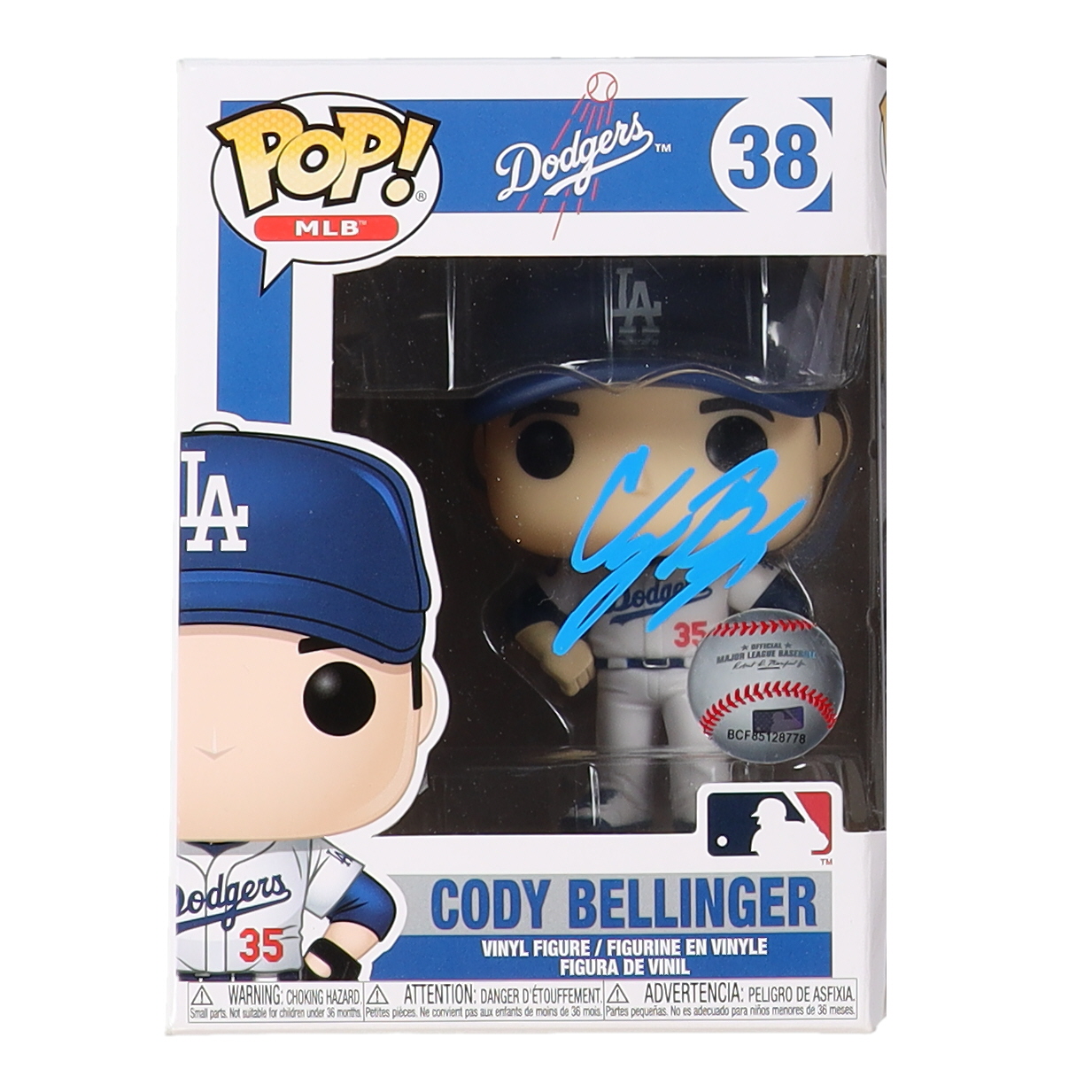 Cody Bellinger Signed Dodgers #63 Funko Pop Vinyl Figure (PSA) at PristineAuction.com Cody Bellinger Signed Dodgers #63 Funko Pop Vinyl Figure (PSA) at PristineAuction.com