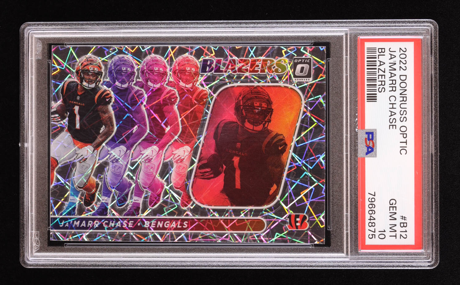 Ja'Marr Chase 2022 Donruss Optic Blazers #12 (PSA 10) at PristineAuction.com Ja'Marr Chase 2022 Donruss Optic Blazers #12 (PSA 10) at PristineAuction.com