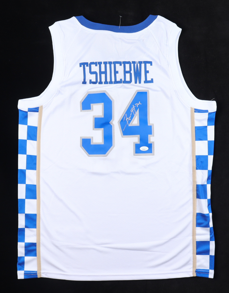 Oscar Tshiebwe Signed Jersey (JSA) at PristineAuction.com Oscar Tshiebwe Signed Jersey (JSA) at PristineAuction.com