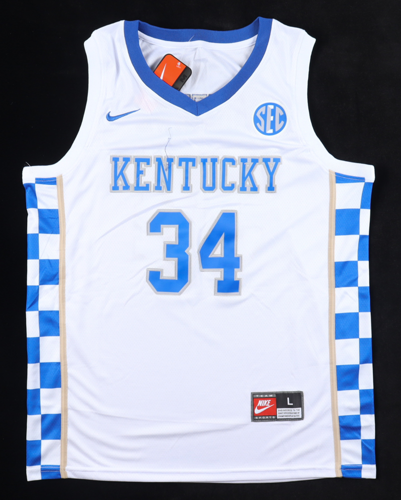 Oscar Tshiebwe Signed Jersey (JSA) at PristineAuction.com Oscar Tshiebwe Signed Jersey (JSA) at PristineAuction.com