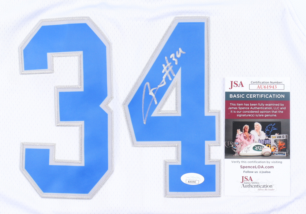 Oscar Tshiebwe Signed Jersey (JSA) at PristineAuction.com Oscar Tshiebwe Signed Jersey (JSA) at PristineAuction.com