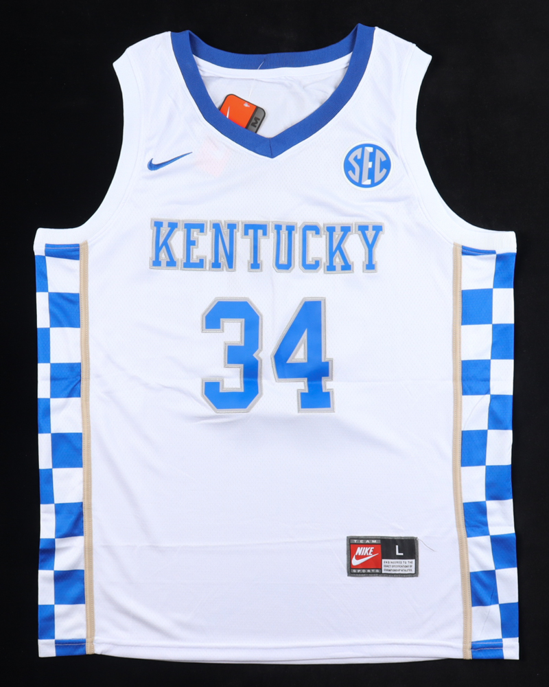 Oscar Tshiebwe Signed Jersey (JSA) at PristineAuction.com Oscar Tshiebwe Signed Jersey (JSA) at PristineAuction.com