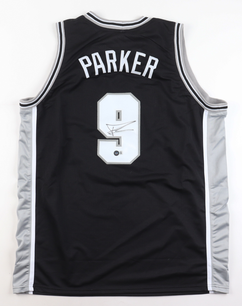 Tony Parker Signed Spurs Jersey (Beckett) at PristineAuction.com Tony Parker Signed Spurs Jersey (Beckett) at PristineAuction.com