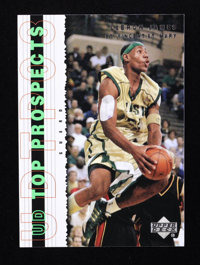 LeBron James 2003-04 UD Top Prospects #3 RC at PristineAuction.com LeBron James 2003-04 UD Top Prospects #3 RC at PristineAuction.com