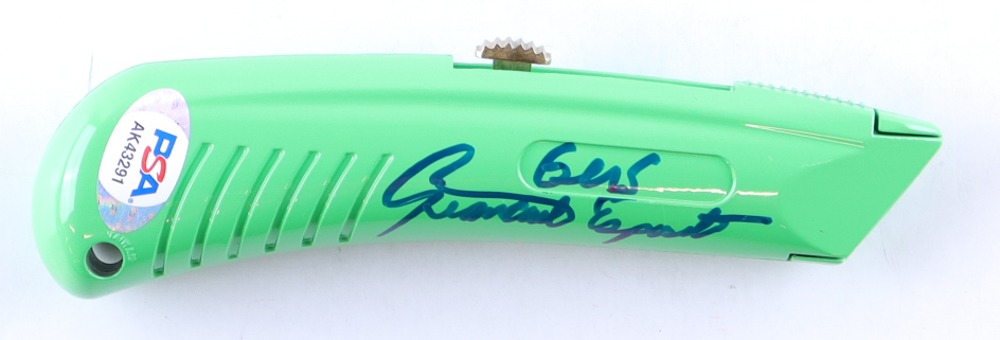 Giancarlo Esposito Signed "Breaking Bad" Box Cutter Inscribed "Gus" (PSA) at PristineAuction.com Giancarlo Esposito Signed "Breaking Bad" Box Cutter Inscribed "Gus" (PSA) at PristineAuction.com