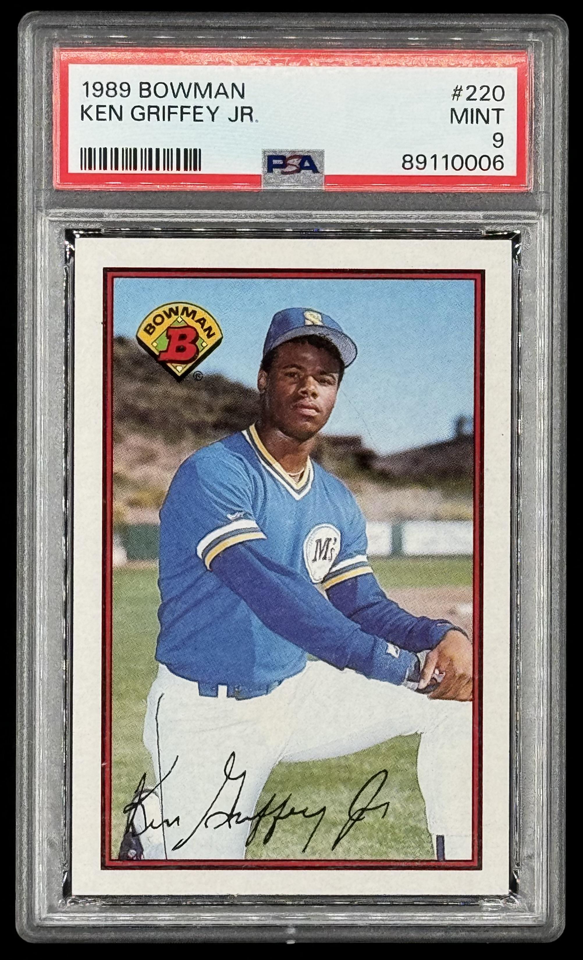 Ken Griffey Jr. 1989 Bowman #220 RC (PSA 9) at PristineAuction.com Ken Griffey Jr. 1989 Bowman #220 RC (PSA 9) at PristineAuction.com