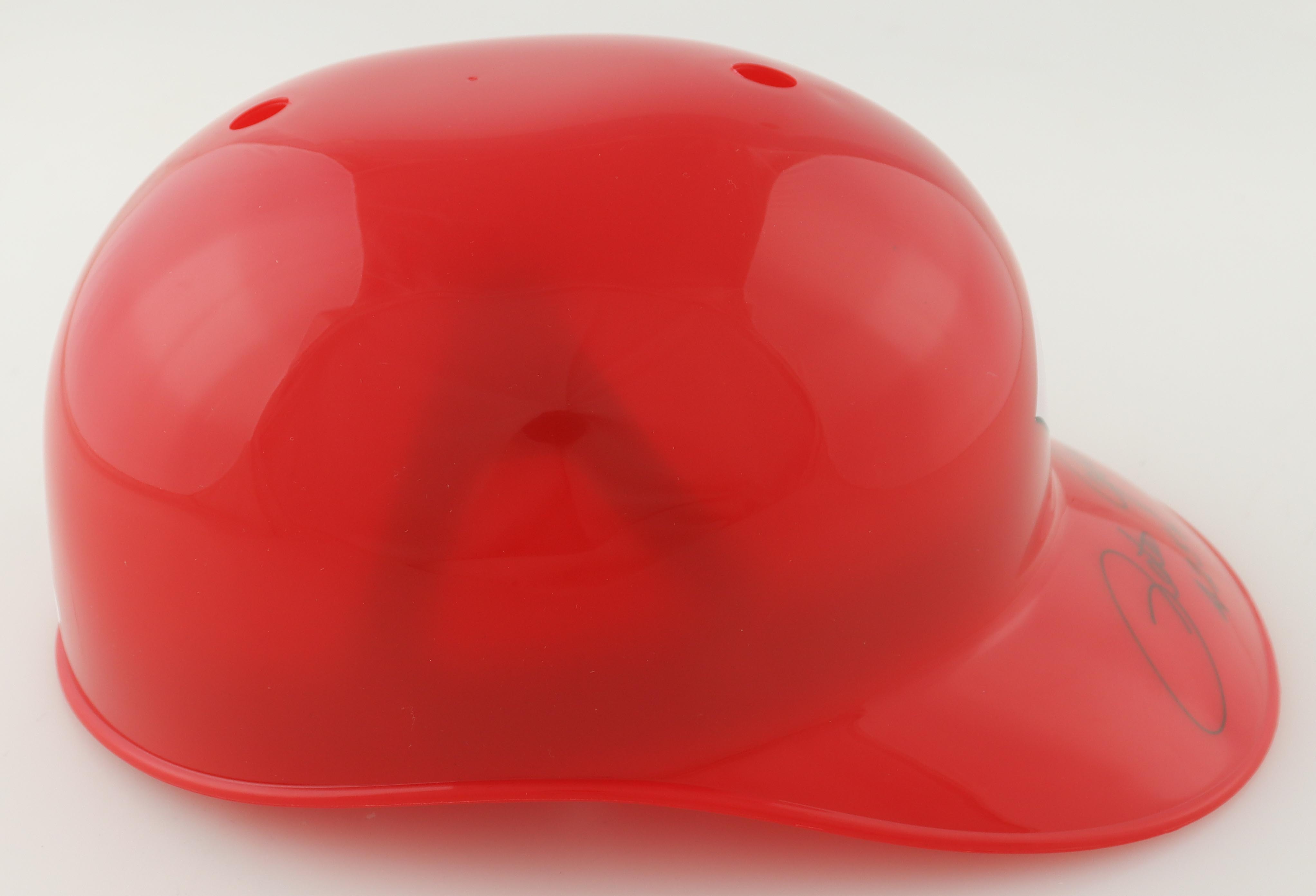Pete Rose Signed Reds Full-Size Batting Helmet Inscribed "4256" (JSA) at PristineAuction.com Pete Rose Signed Reds Full-Size Batting Helmet Inscribed "4256" (JSA) at PristineAuction.com