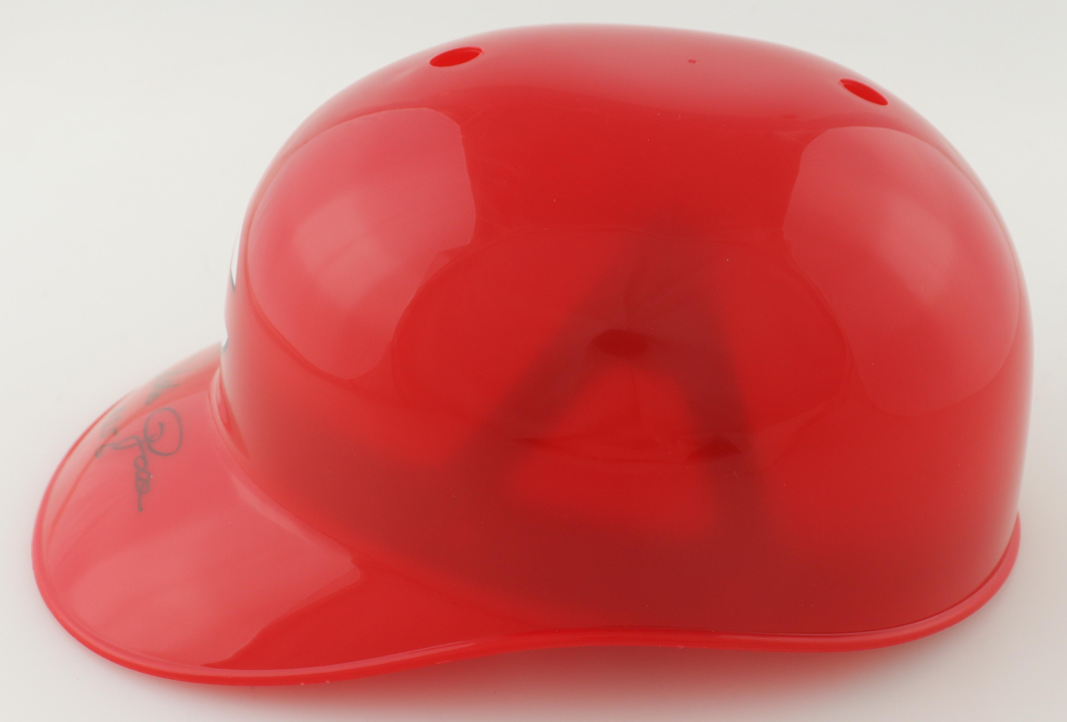 Pete Rose Signed Reds Full-Size Batting Helmet Inscribed "4256" (JSA) at PristineAuction.com Pete Rose Signed Reds Full-Size Batting Helmet Inscribed "4256" (JSA) at PristineAuction.com
