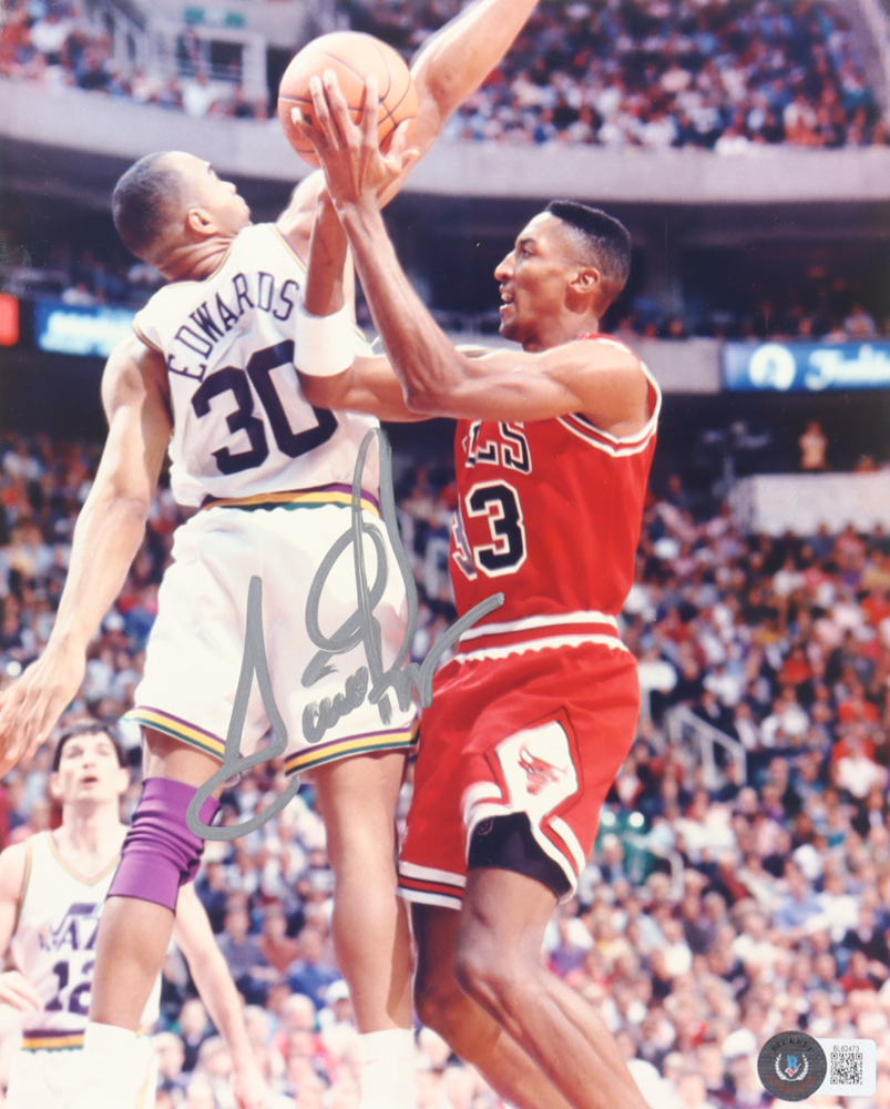 Scottie Pippen Signed Bulls 8x10 Photo (Beckett) at PristineAuction.com Scottie Pippen Signed Bulls 8x10 Photo (Beckett) at PristineAuction.com
