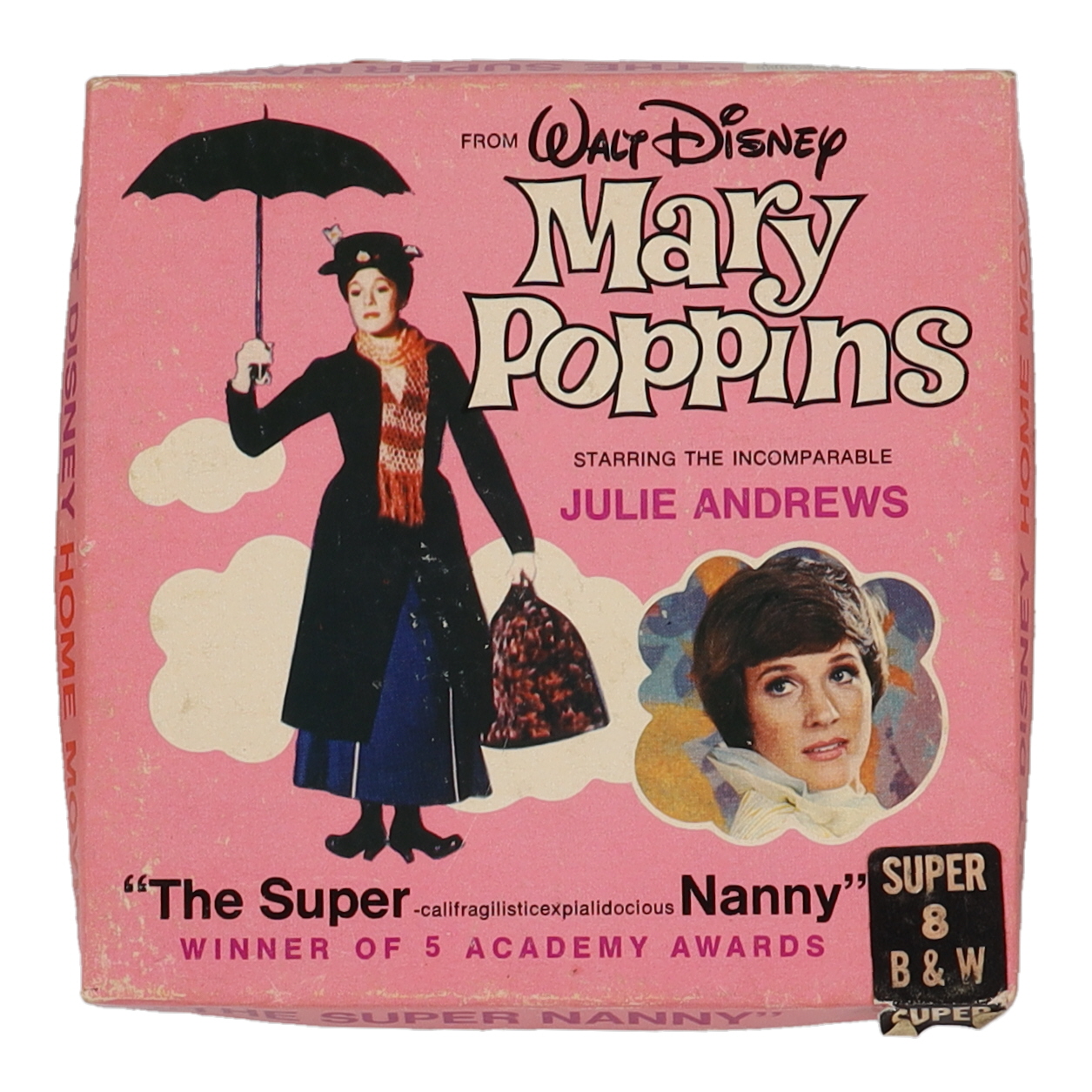"Mary Poppins: The Super Nanny" Super 8 Black & White Walt Disney Home Movie at PristineAuction.com "Mary Poppins: The Super Nanny" Super 8 Black & White Walt Disney Home Movie at PristineAuction.com