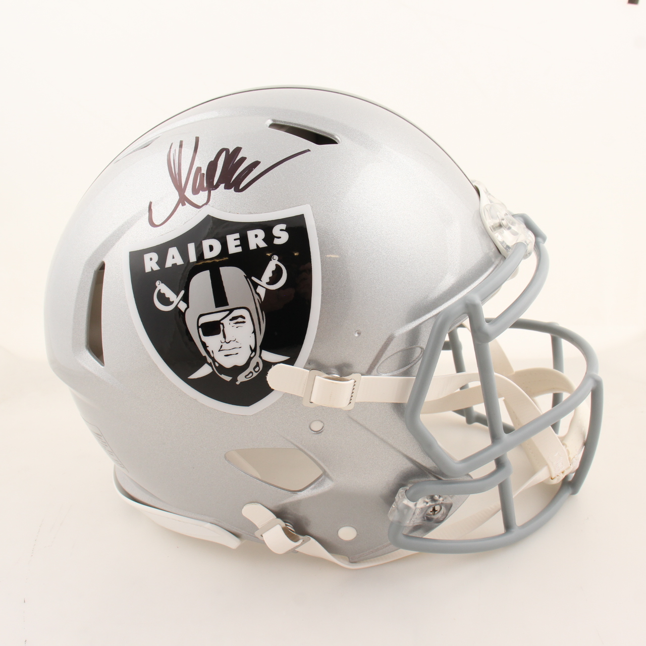 Marcus Allen Signed Raiders Full-Size Authentic On-Field Speed Helmet (Beckett) at PristineAuction.com Marcus Allen Signed Raiders Full-Size Authentic On-Field Speed Helmet (Beckett) at PristineAuction.com