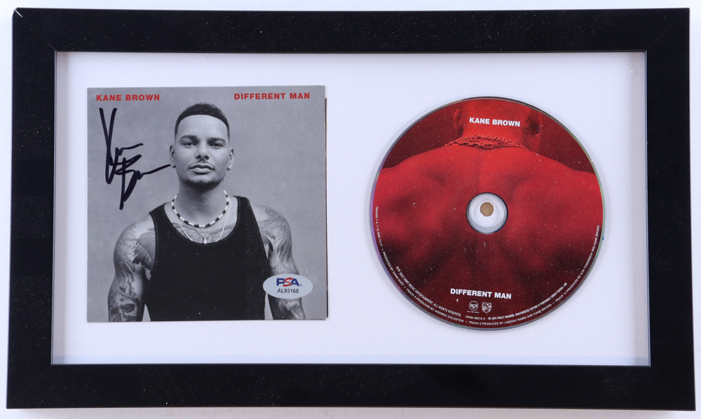 Kane Brown Signed "Different Man" Custom Framed CD Insert Display (PSA) at PristineAuction.com Kane Brown Signed "Different Man" Custom Framed CD Insert Display (PSA) at PristineAuction.com