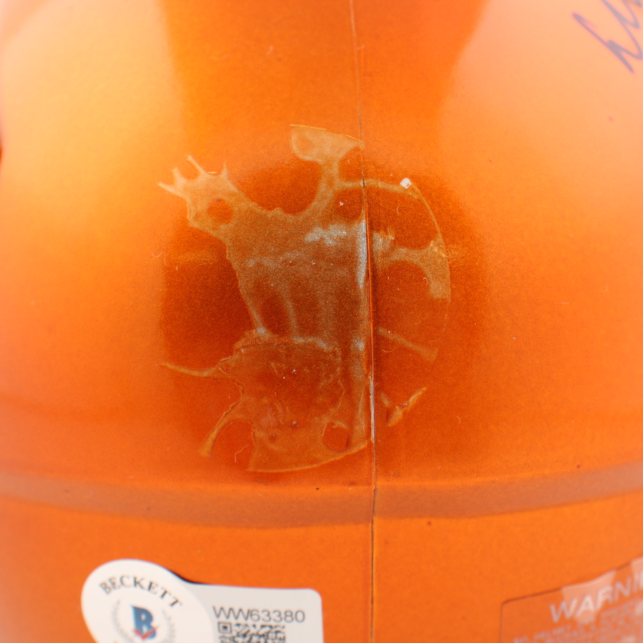 Dick Butkus Signed Bears Flash Alternate Speed Mini Helmet (Beckett) at PristineAuction.com Dick Butkus Signed Bears Flash Alternate Speed Mini Helmet (Beckett) at PristineAuction.com