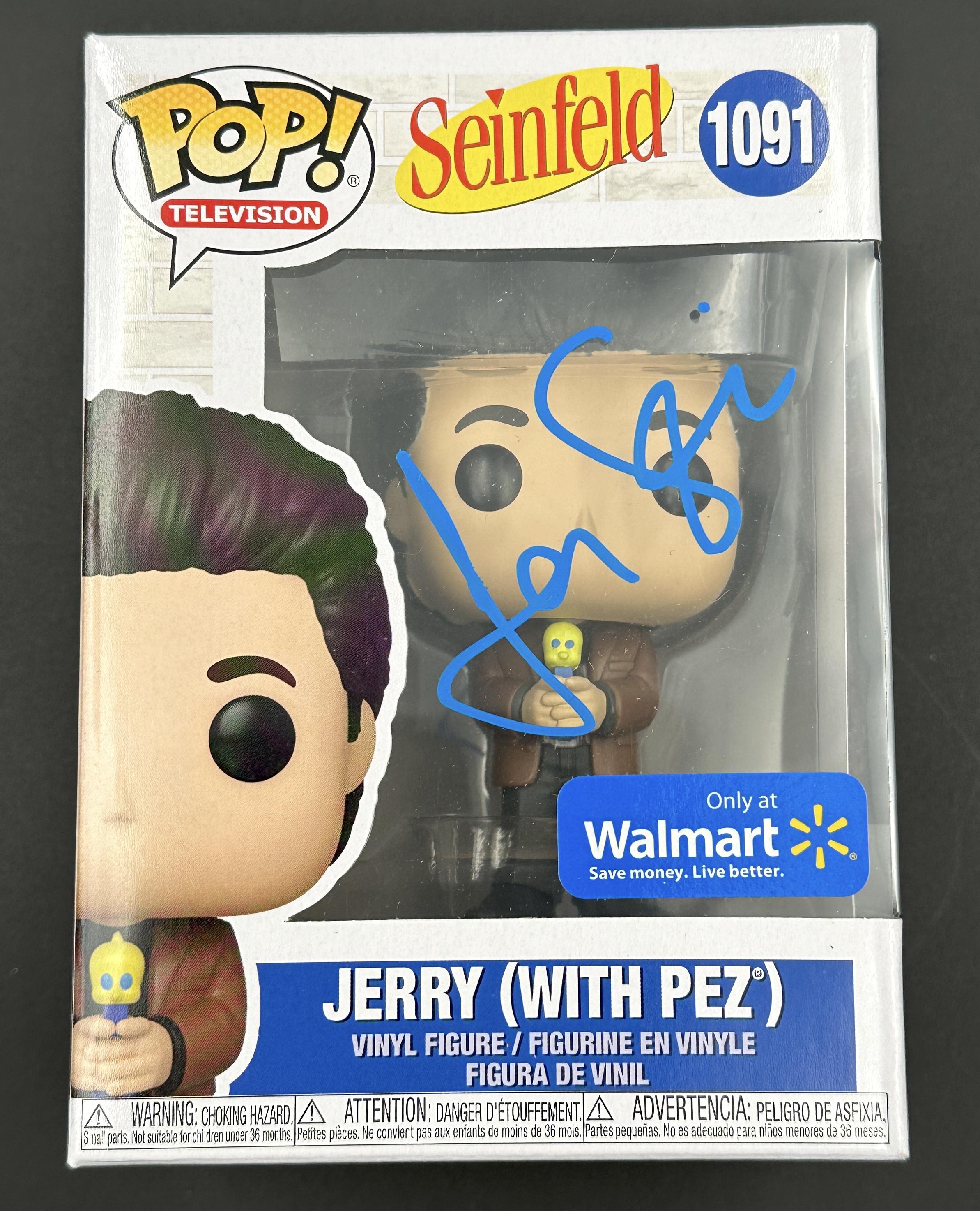 Jerry Seinfeld Signed "Seinfeld" #1091 Jerry (With Pez) Funko Pop! Vinyl Figure (JSA) at PristineAuction.com Jerry Seinfeld Signed "Seinfeld" #1091 Jerry (With Pez) Funko Pop! Vinyl Figure (JSA) at PristineAuction.com