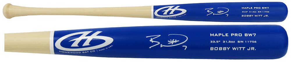 Bobby Witt Jr Signed Homewood Game Model Baseball Bat (Beckett) at PristineAuction.com Bobby Witt Jr Signed Homewood Game Model Baseball Bat (Beckett) at PristineAuction.com