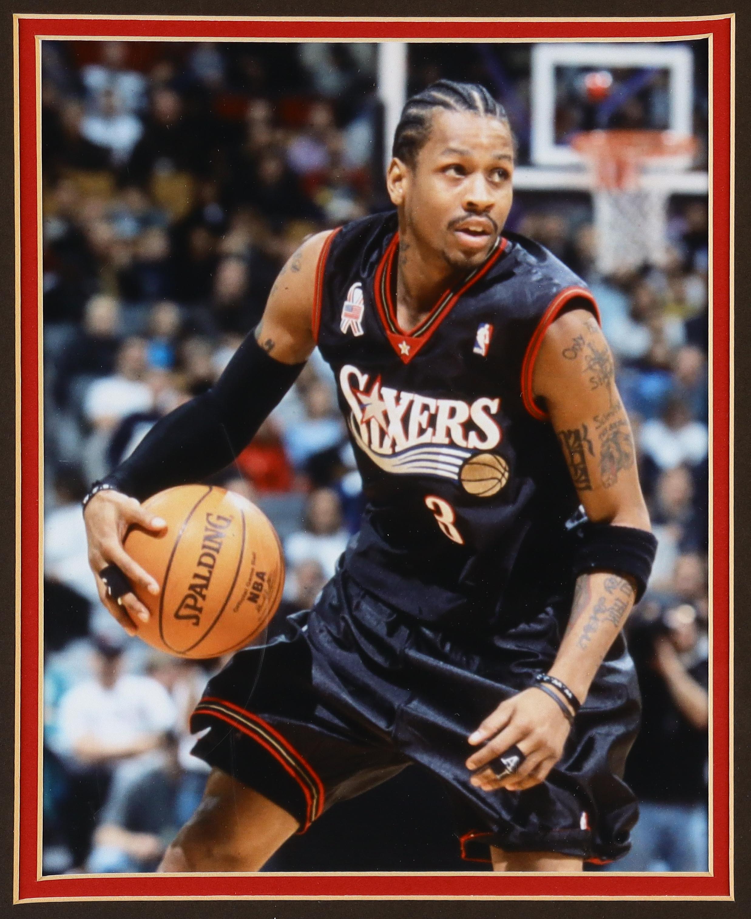 Allen Iverson Signed Custom Framed Jersey Display (PSA) at PristineAuction.com Allen Iverson Signed Custom Framed Jersey Display (PSA) at PristineAuction.com