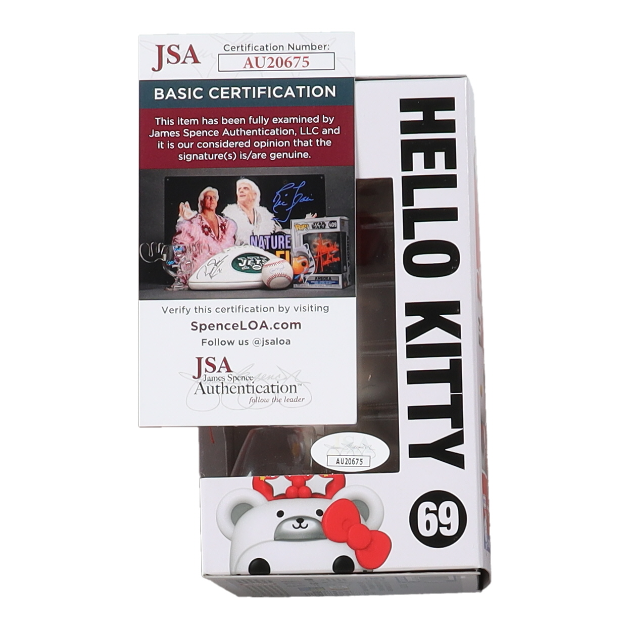 Sandy Fox Signed "Hello Kitty" #69 Hello Kitty Funko Pop! Vinyl Figure Inscribed "Love" (JSA) at PristineAuction.com Sandy Fox Signed "Hello Kitty" #69 Hello Kitty Funko Pop! Vinyl Figure Inscribed "Love" (JSA) at PristineAuction.com